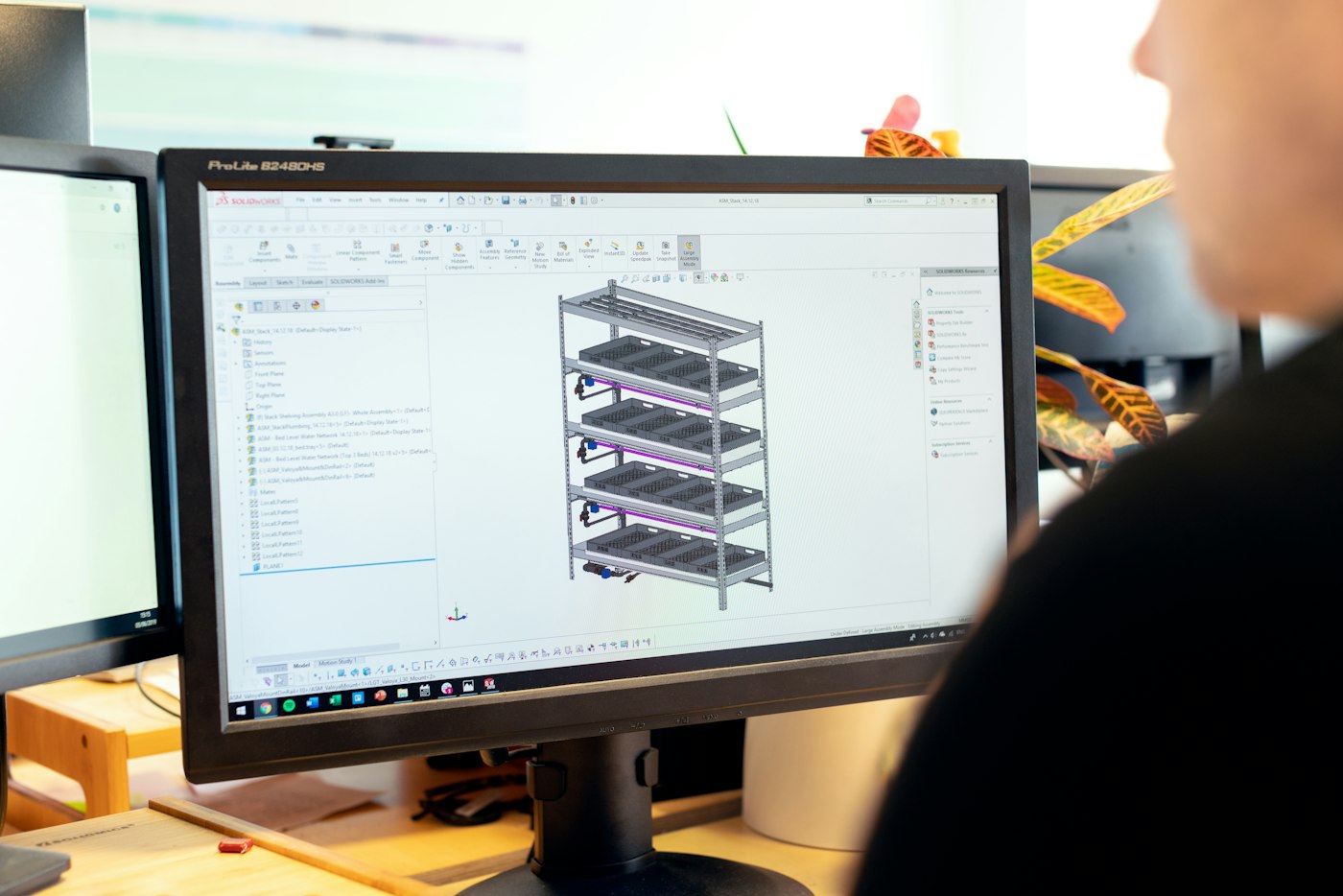 CAD-CAM tasarım ekranı